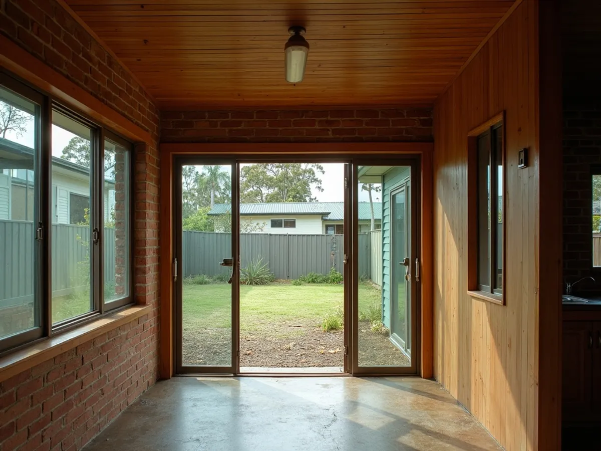 Dated single-storey brick home in Kingscliff before ground-floor extension